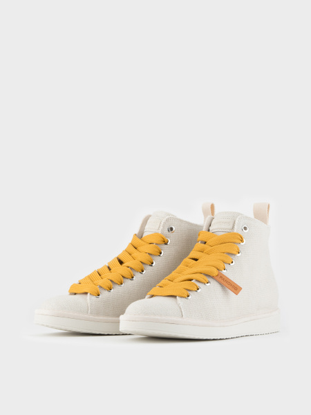 Zapato abotinado de cordones color taupe - OTRAS MARCAS