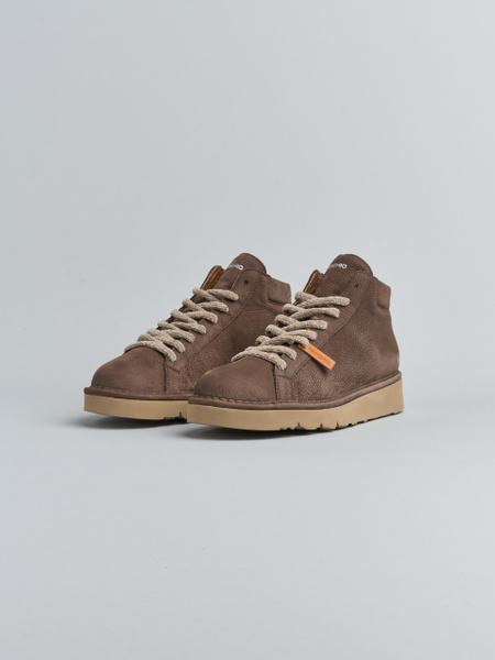 P007 MAN'S ANKLE BOOT NUBUCK COFFEE