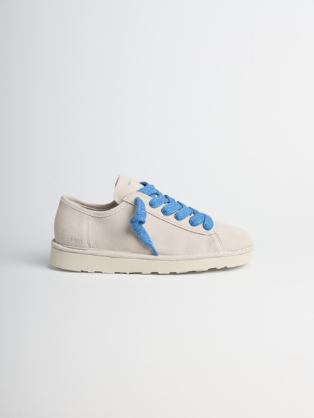 SCARPA ALLACCIATA P001 UOMO IN CAMOSCIO GHIACCIO