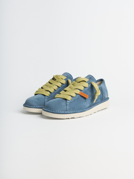 SCARPA ALLACCIATA P001 UOMO IN CAMOSCIO DENIM