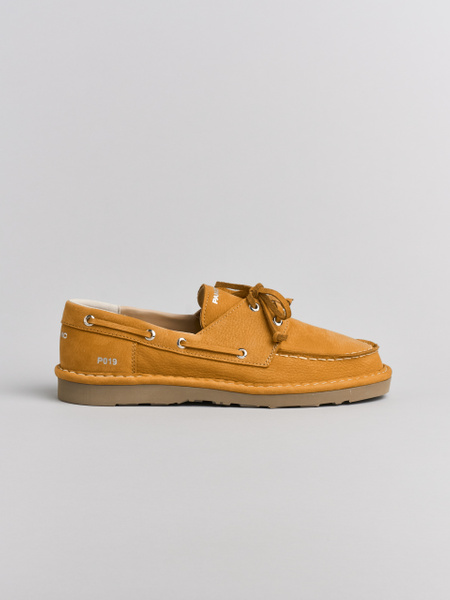 P019 MAN'S LACE-UP NUBUK BISCUIT