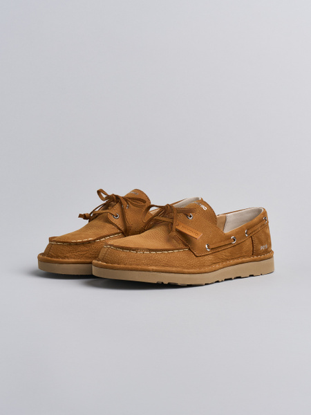 P019 MAN'S LACE-UP NUBUK BROWN SUGAR