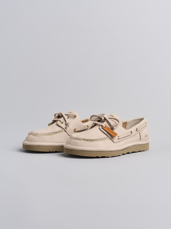 P019 damenschnürschuh Panchic aus nubuk puderrosa