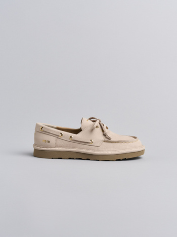 P019 damenschnürschuh Panchic aus nubuk puderrosa