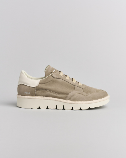 P005 MAN'S SLIP-ON SUEDE LEATHER VINTAGE KHAKI