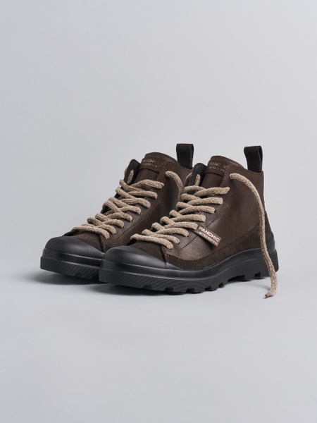 POLACCHINO UOMO P301 IN CAMOSCIO CERATO E CAMOSCIO EBANO