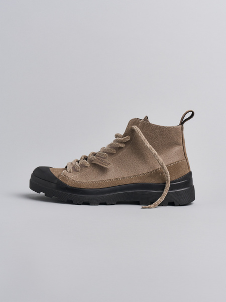 POLACCHINO UOMO P301 IN CAMOSCIO CERATO E CAMOSCIO TAUPE