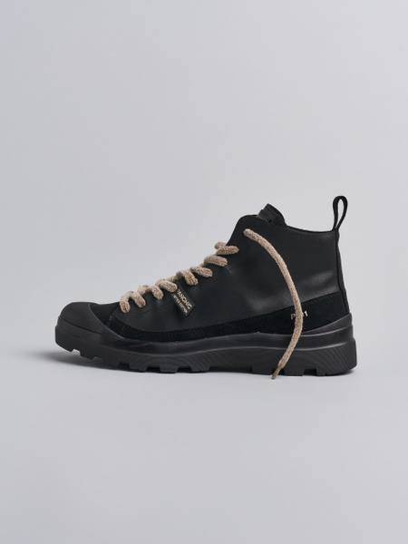 POLACCHINO UOMO P301 IN CAMOSCIO CERATO E CAMOSCIO NERO