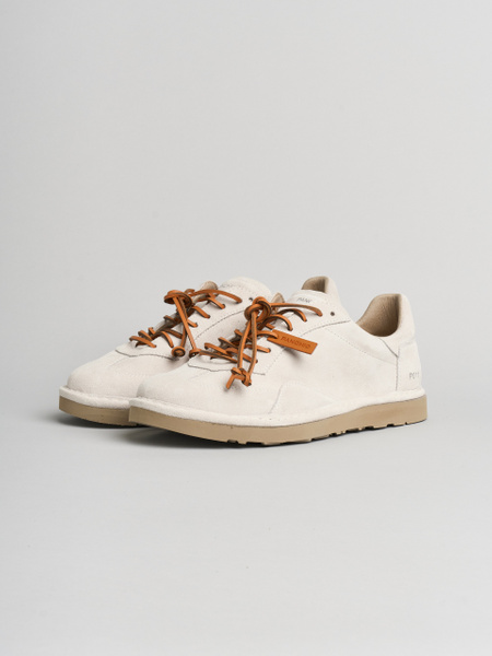 P011 MAN'S LACE UP SUEDE WHITECAP