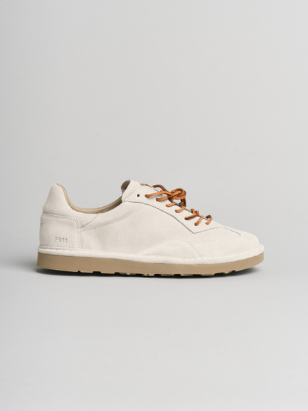 P011 MAN'S LACE UP SUEDE WHITECAP