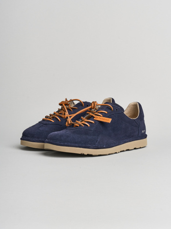 SCARPA ALLACIATA UOMO P011 IN CAMOSCIO NOTTE