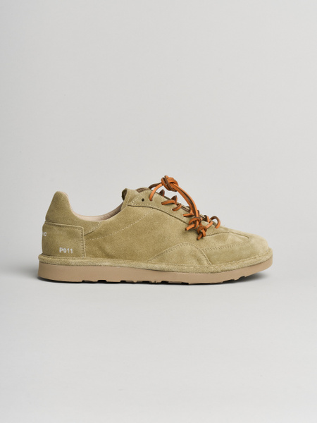 P011 MAN'S LACE UP SUEDE OLIVE