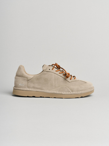 SCARPA ALLACIATA UOMO P011 IN CAMOSCIO TORTORA