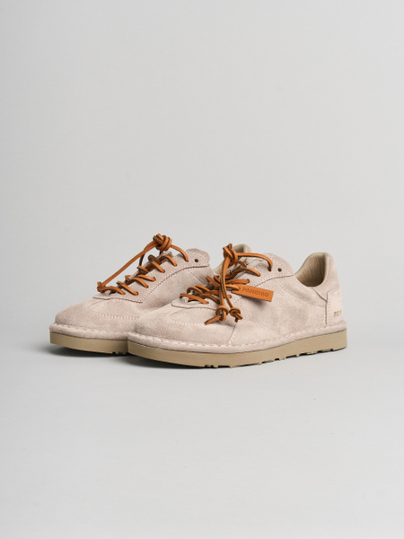 P011 WOMAN'S LACE UP SUEDE NUDE