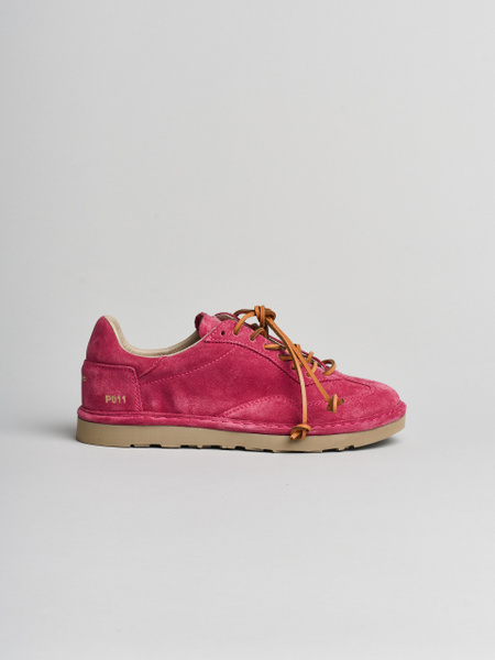 P011 WOMAN'S LACE UP SUEDE DRY ROSE