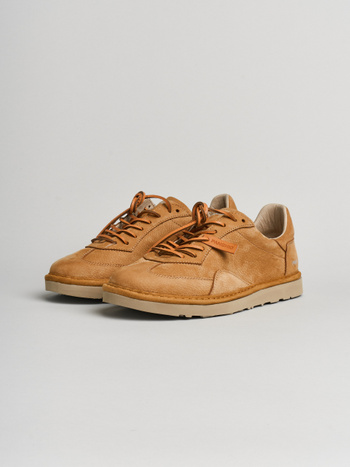 P011 herrenschnürschuh Panchic aus nubuk biskuit