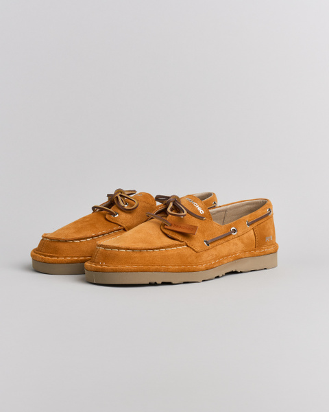 P019 MAN'S LACE UP SUEDE BISCUIT