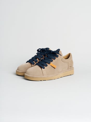 P001 scarpa allacciata uomo icon Panchic in camoscio foderata in microfibra noce