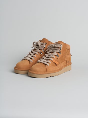 P007 polacchino uomo clay Panchic in nabuk foderato in microfibra brown sugar