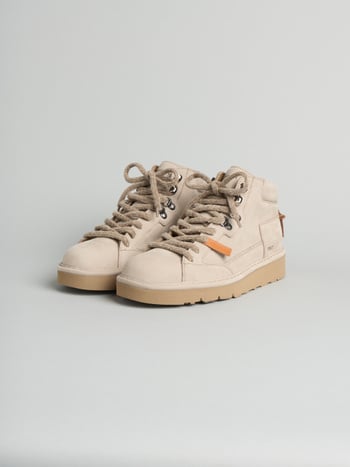 P007 clay- herren stiefeletten Panchic aus nubuk mit mikrofaserfutter taubengrau