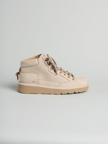 P007 clay- herren stiefeletten Panchic aus nubuk mit mikrofaserfutter taubengrau