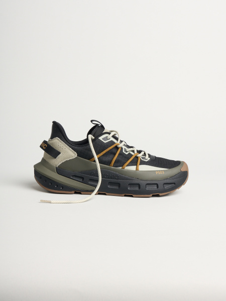 P503 sneaker uomo rail Panchic in tessuto multicolor nero-oliva