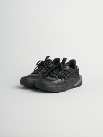 P503 rail- damen sneaker mehrfarbiger stoff schwarz Panchic